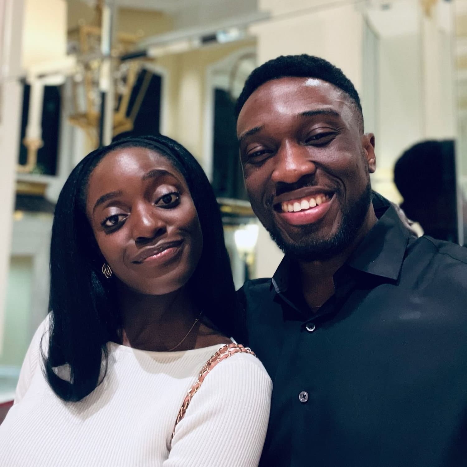 Temiloluwa and Oluwatomilola smiling together
